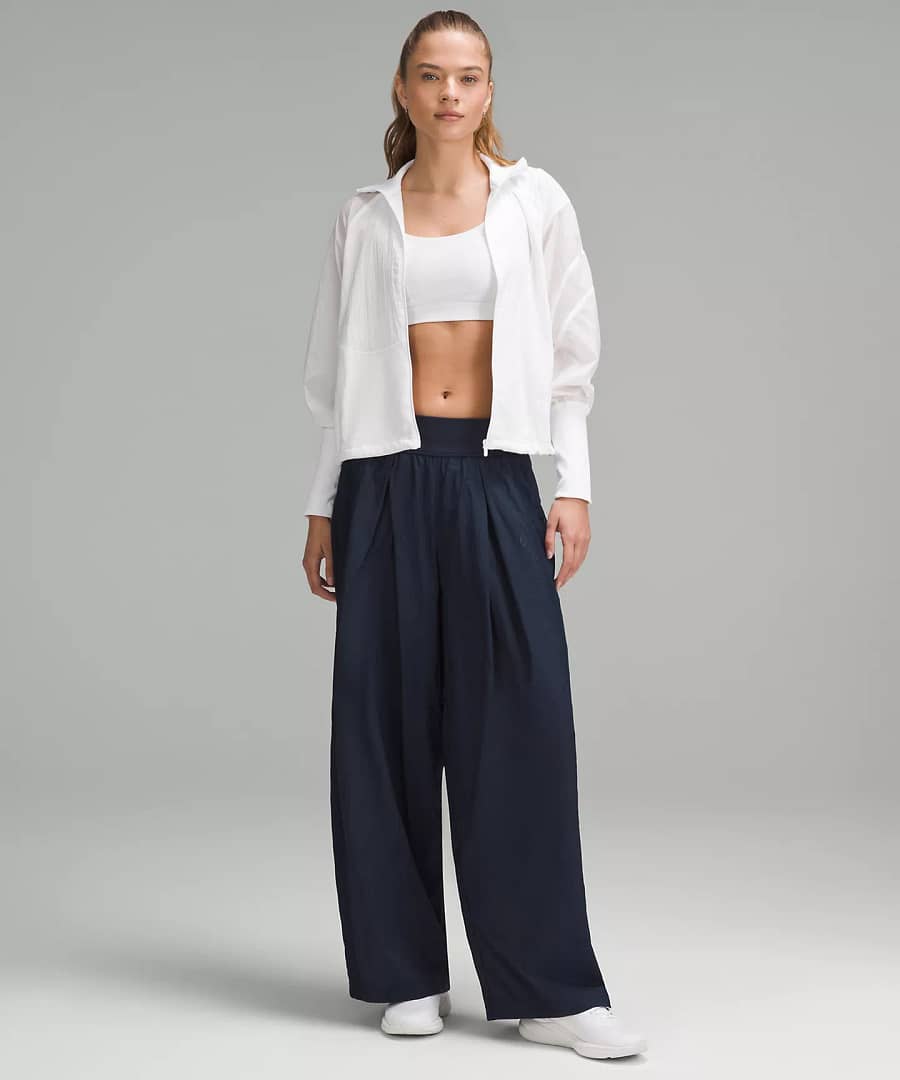 Lightweight Tennis Mid-Rise Track Pant Full Length