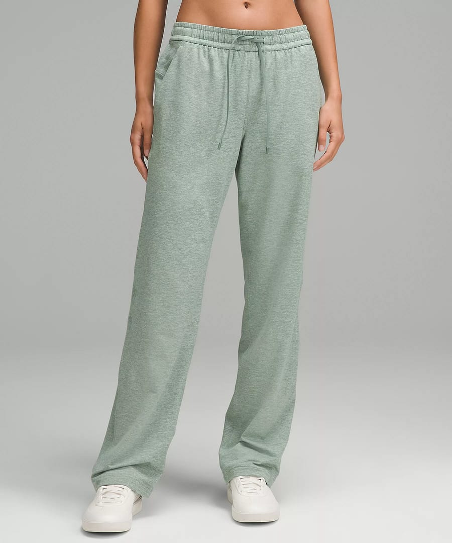 Soft Jersey Straight-Leg Mid-Rise Pant Regular 2
