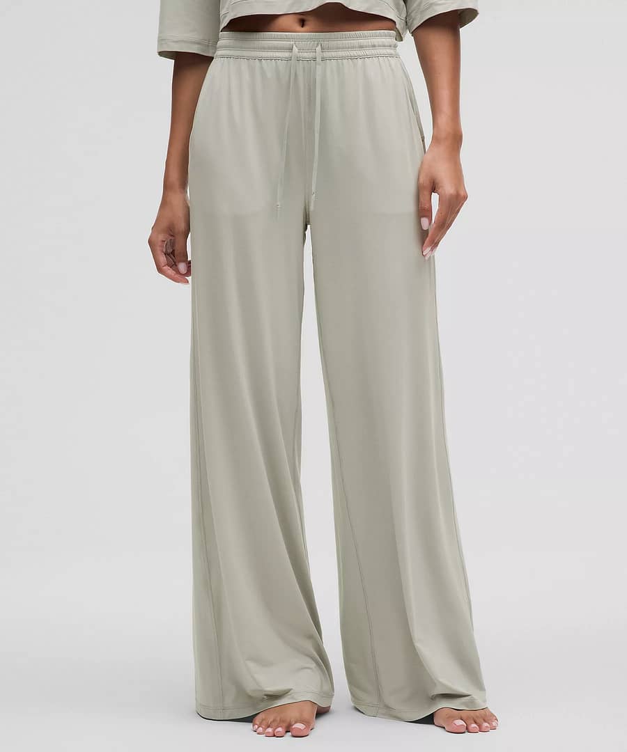 Modal High-Rise Wide-Leg Lounge Pant