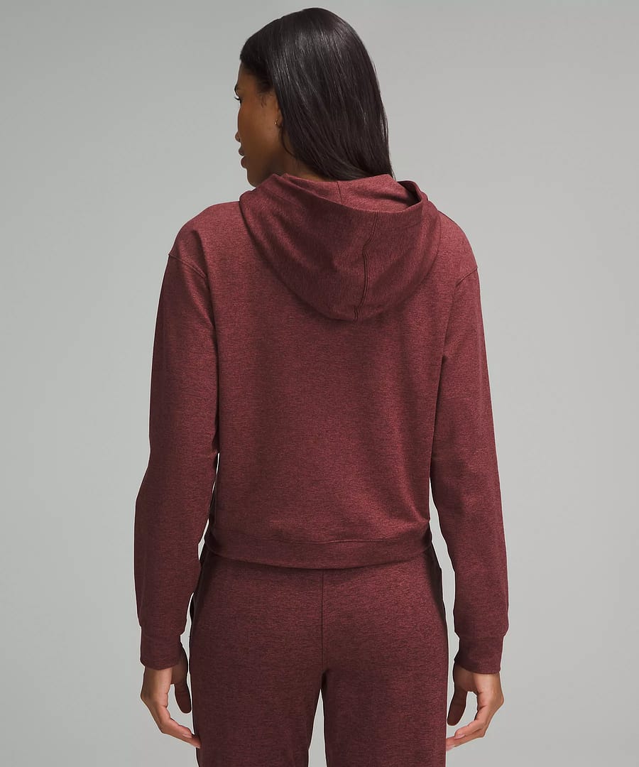 Soft Jersey Classic-Fit Hoodie heathered garnet 3