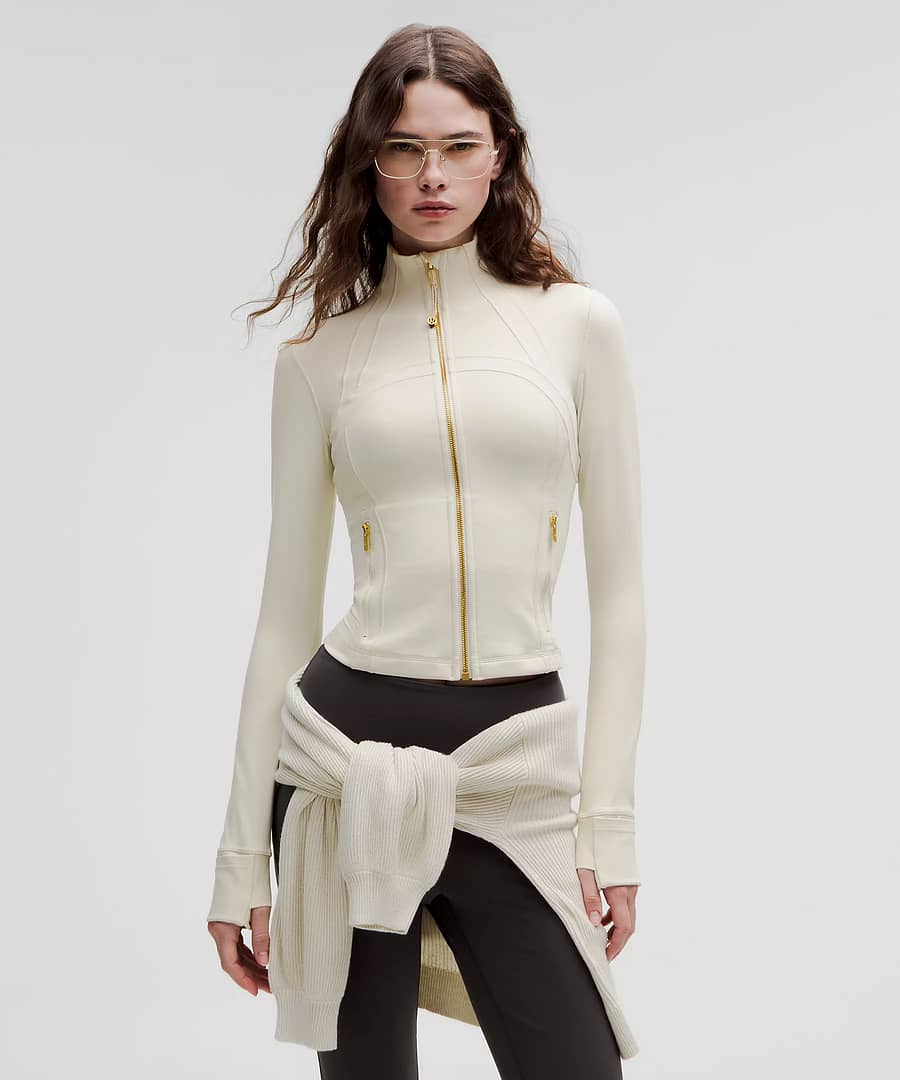 Define Cropped Jacket Nulu Bone Gold