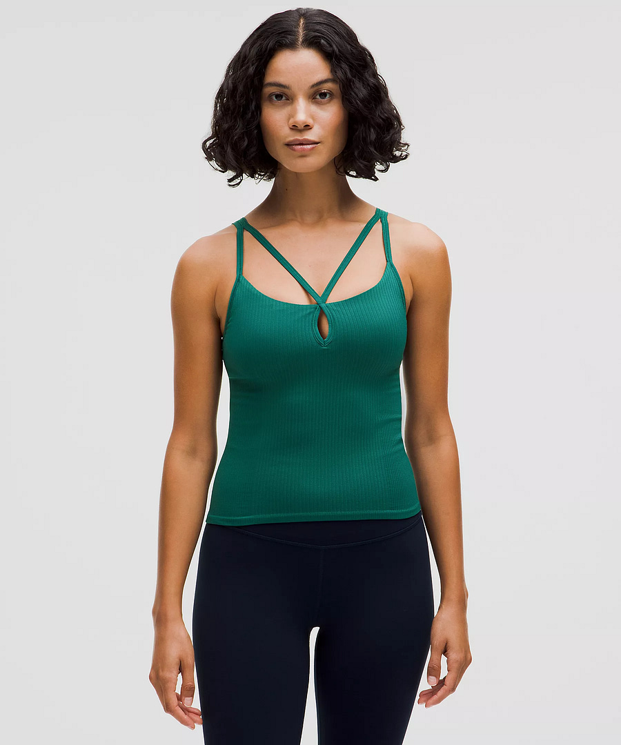 Ebb to Street Strappy Cropped Tank Top Light Support, B/C Cup