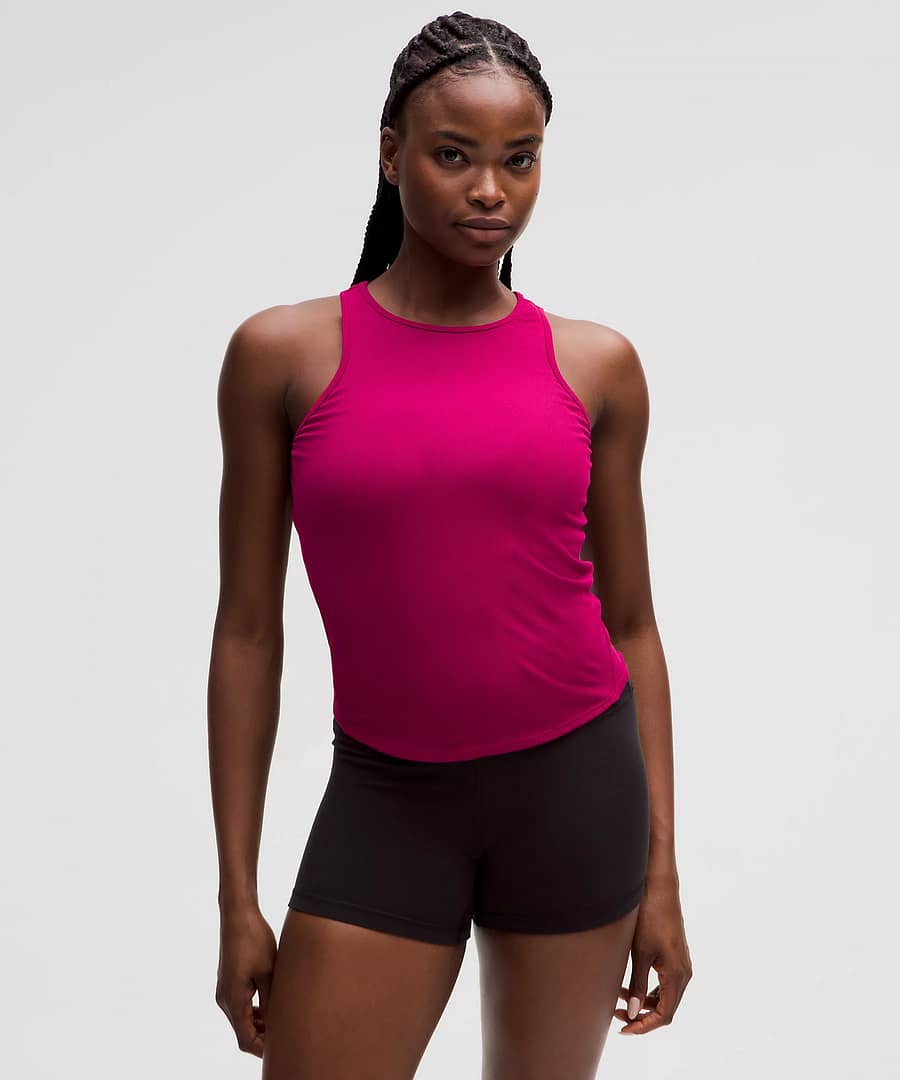 Modal Silk Twist-Back Yoga Tank Top