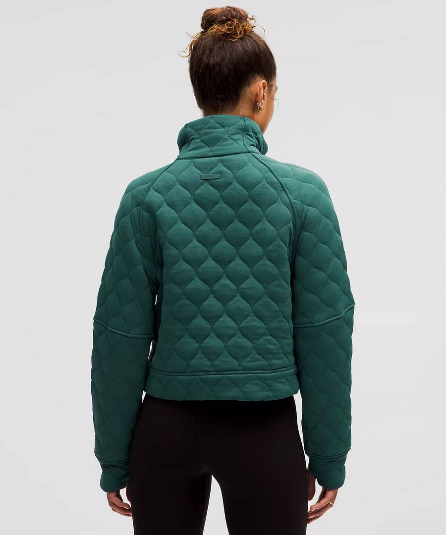 Scuba Oversized Quilted Half Zip 2