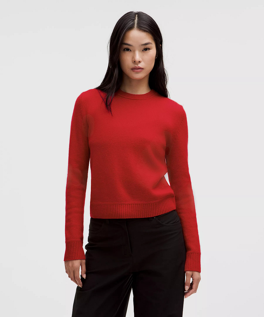 Cashmere Slim-Fit Crewneck Sweater 2