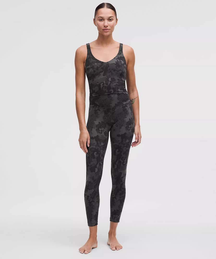 lululemon aligh high-rise pant 24 - Hidden Heritage Lace Black Multi 2