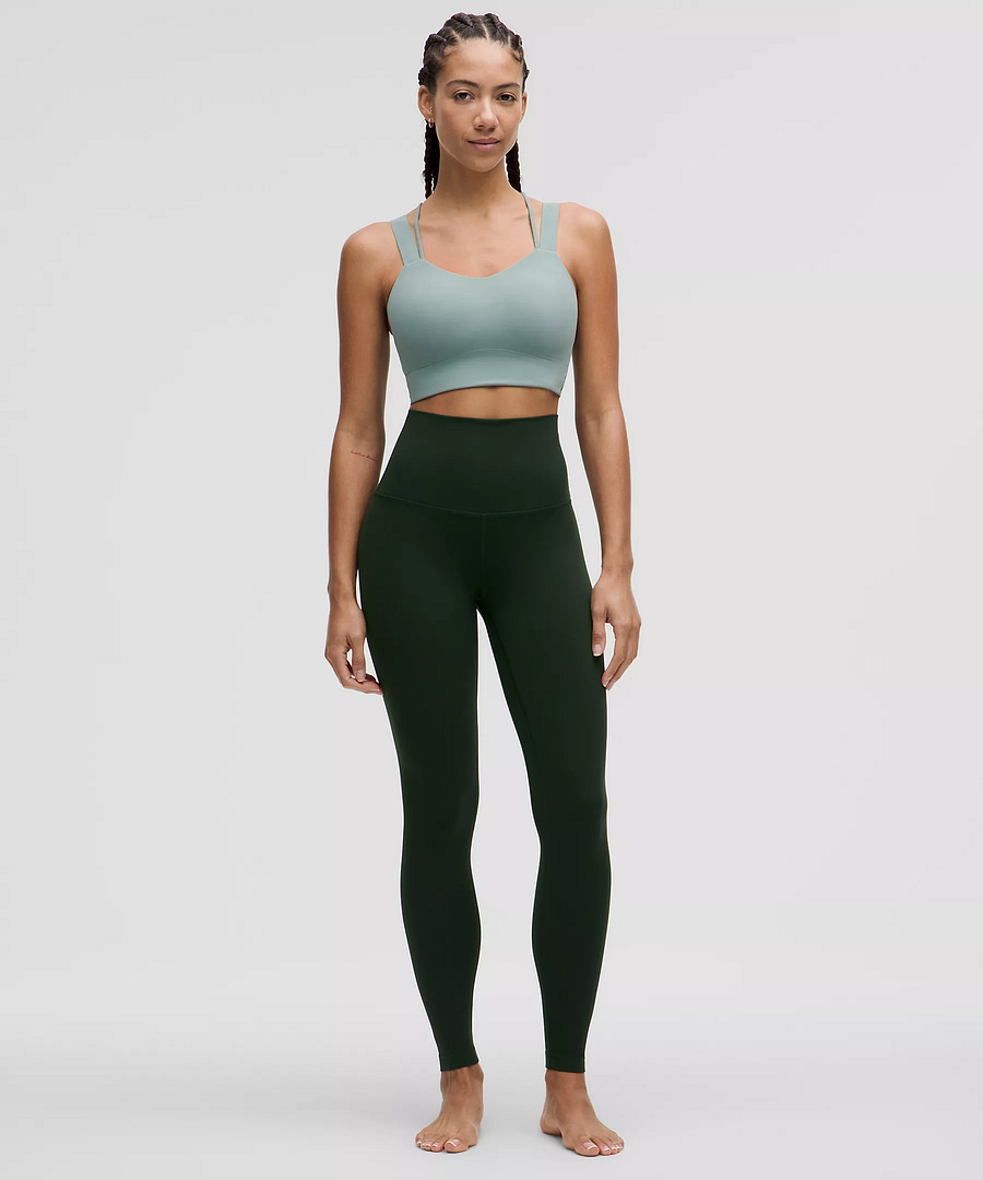 lululemon Align™ Super-High-Rise Pant 28" rainforest green