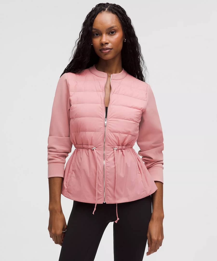 Down-Filled Cinch-Waist Jacket - deco pink - lululemon