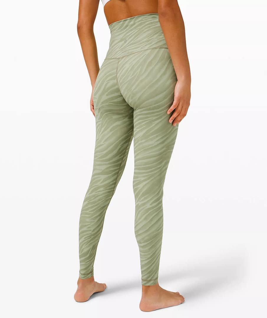 lululemon align super high-rise pant Le Tigre Camo Green Fern Multi 3