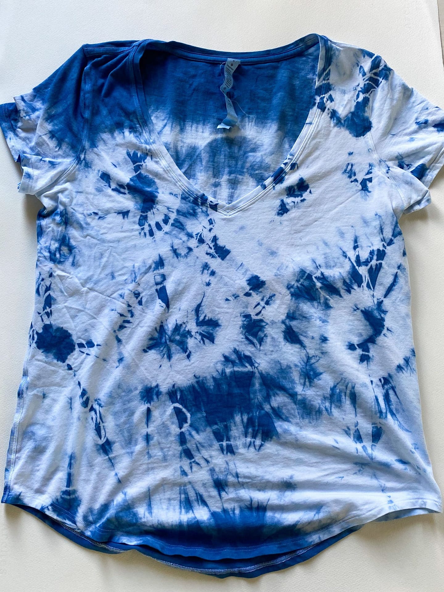 indigo tie dye shirt
