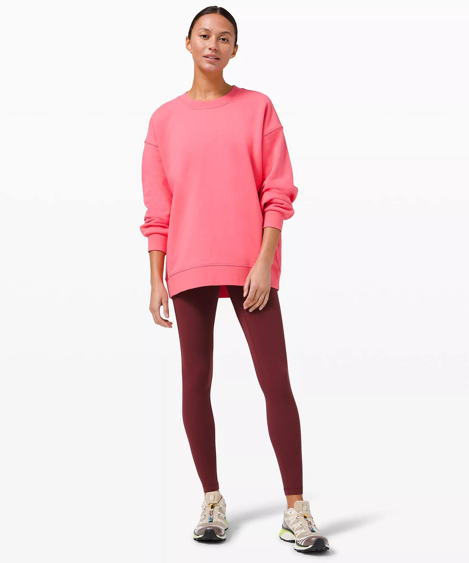 Perfectly Oversized Crew guava pink 2