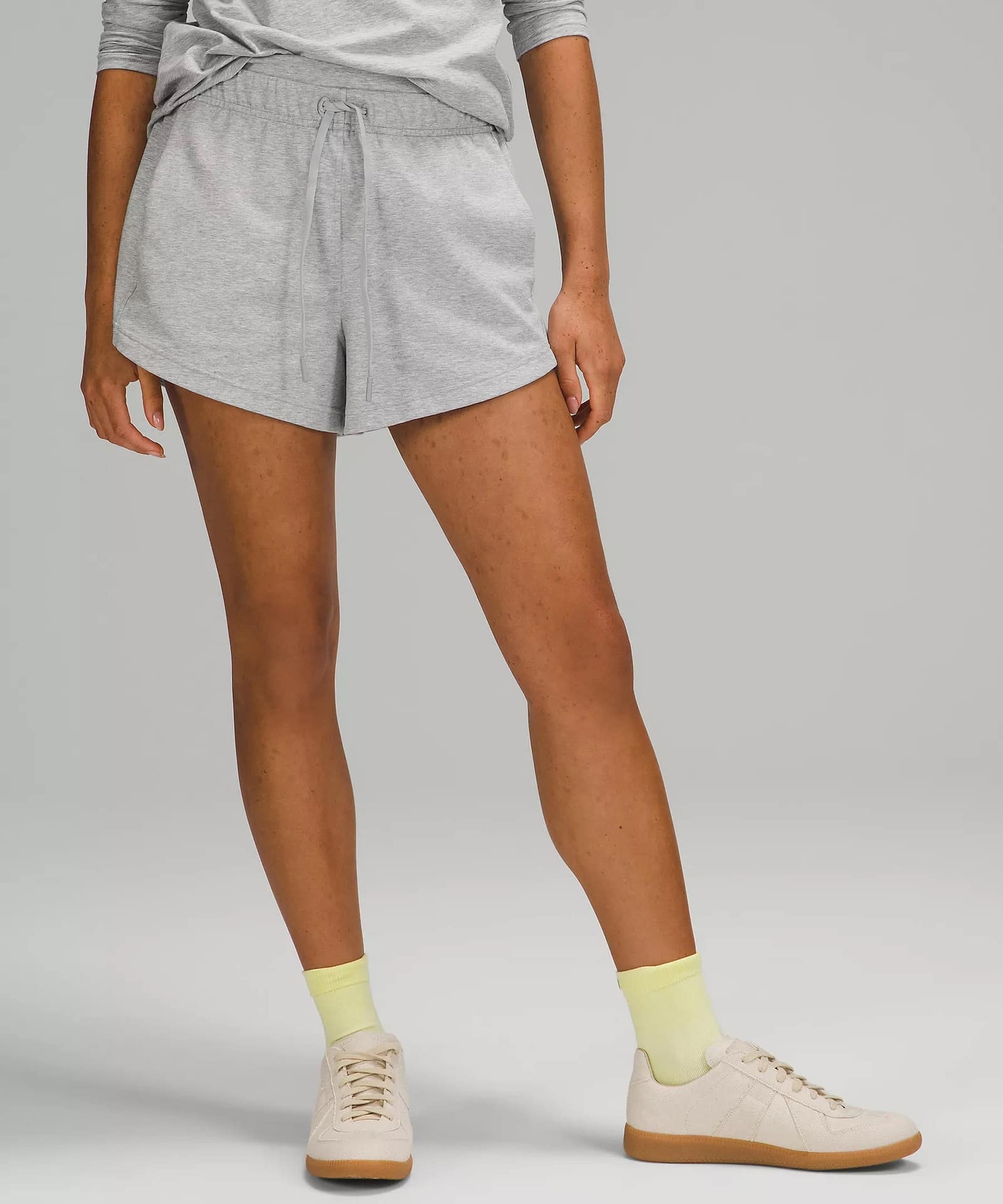 Inner Glow Short 3 Terry heathered core light grey 3