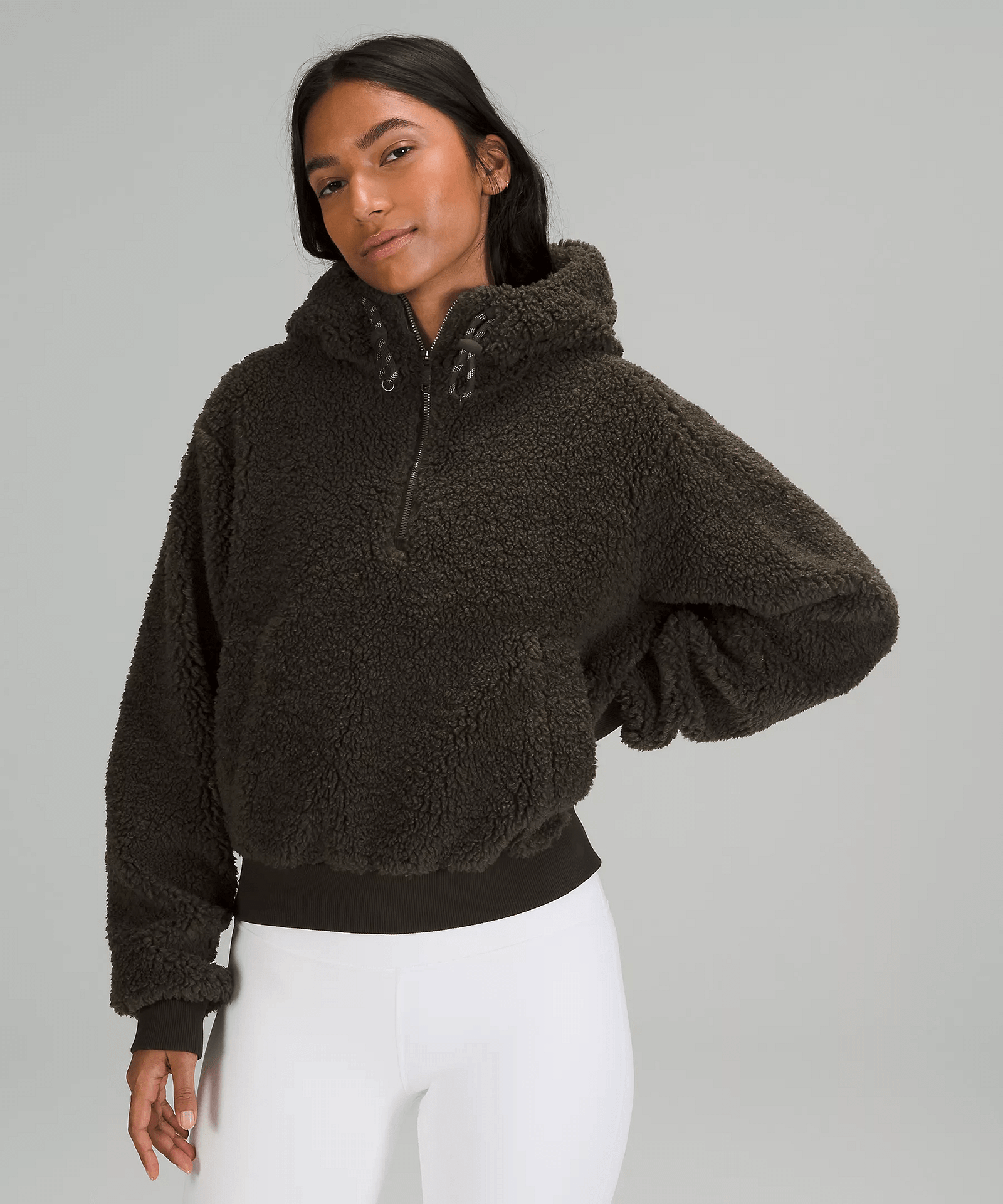 Textured Fleece 1:2 Zip