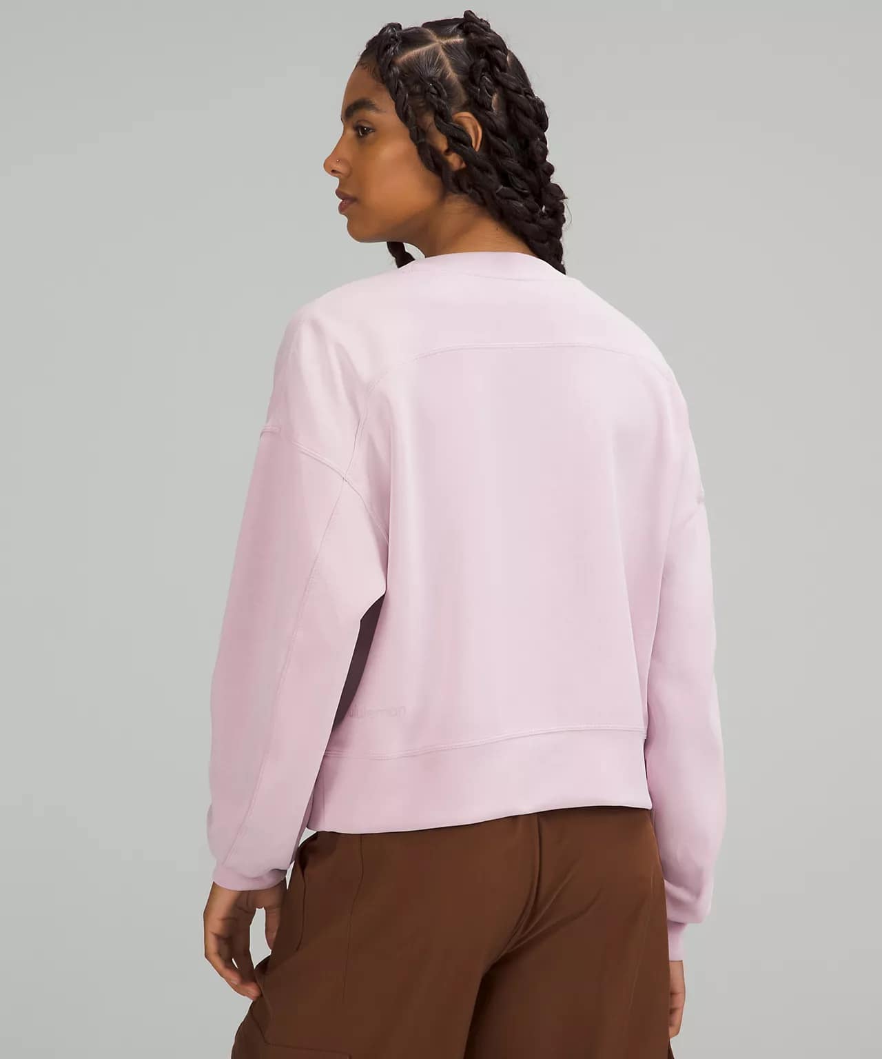 lululemon-cyber-monday-2022-Softstreme-Perfectly-Oversized-Cropped-Crew-pink-peony.