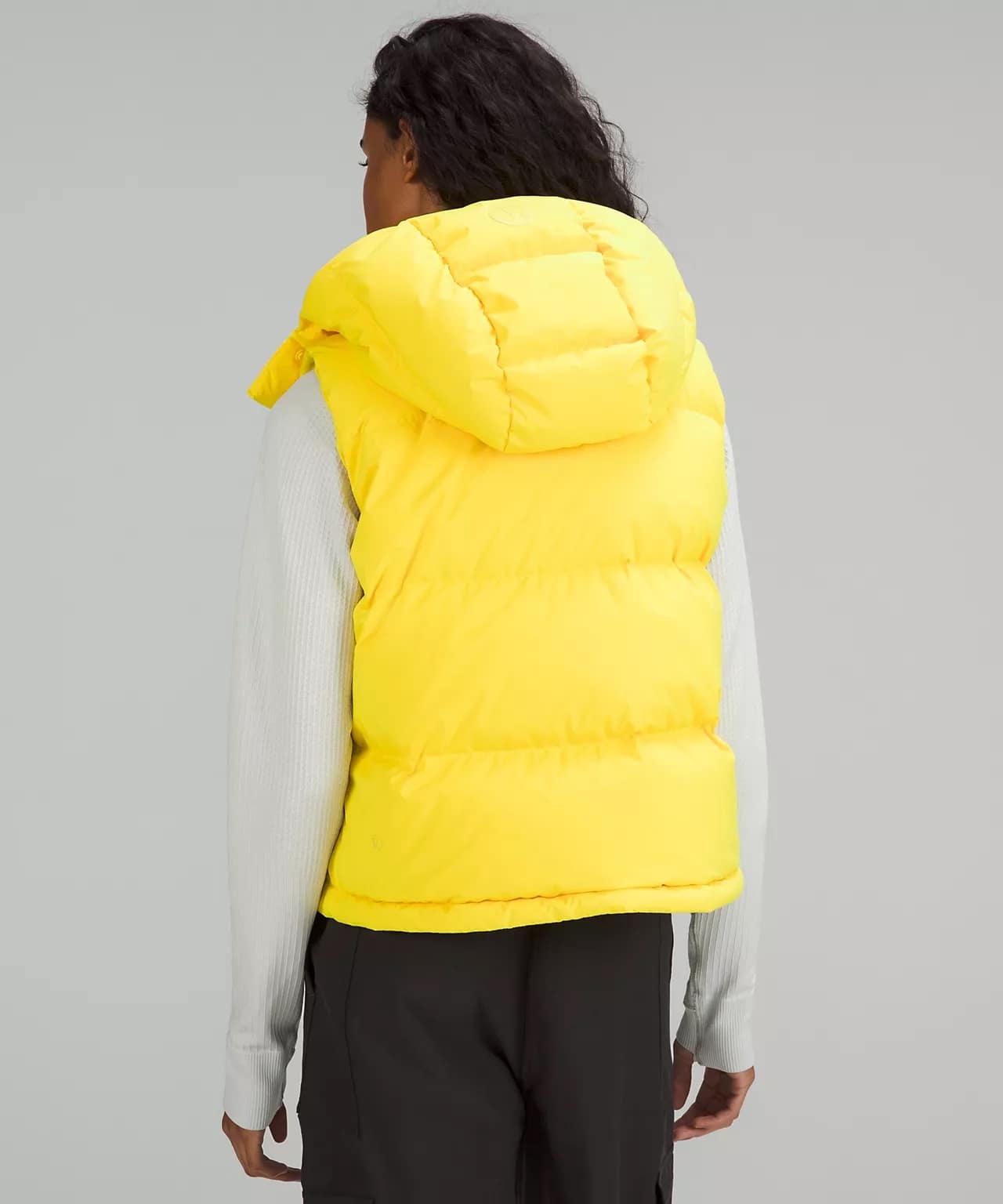 Wunder Puff Cropped Vest - sonic yellow - lululemon