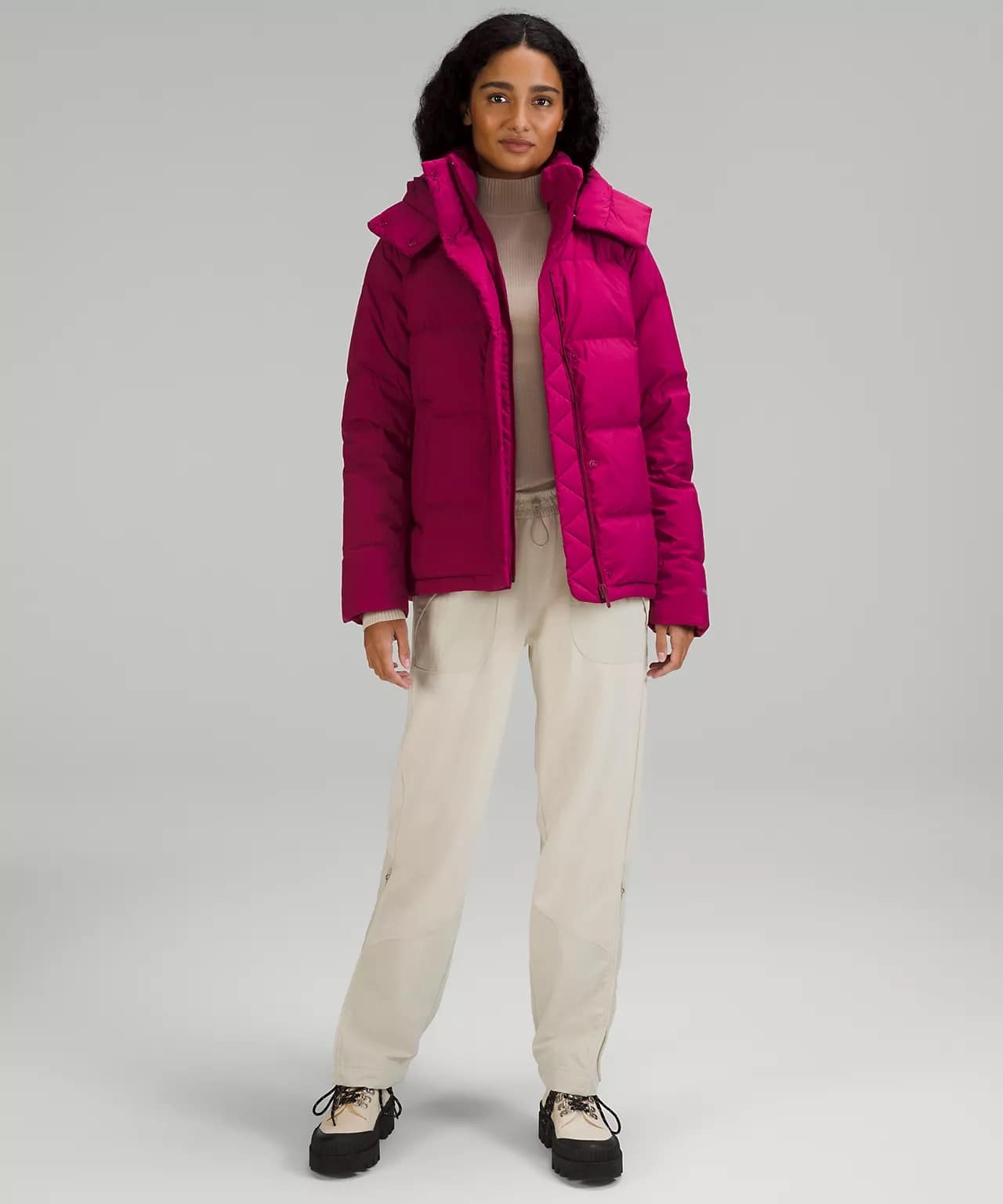 Wunder Puff Jacket - pomegranate 2
