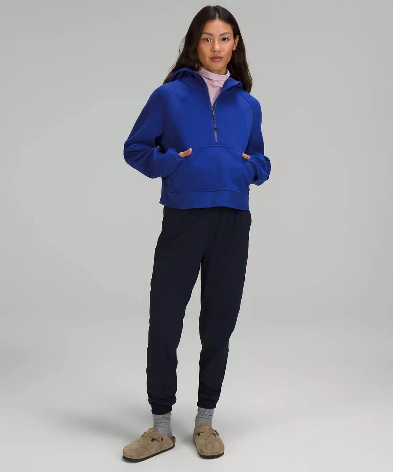 lululemon - Scuba Oversized Half-Zip Hoodie - psychic blue 2