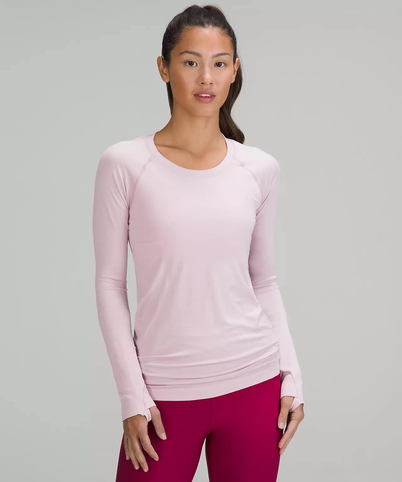 lululemon - Swiftly Tech Long Sleeve Shirt 2.0 - pink peony
