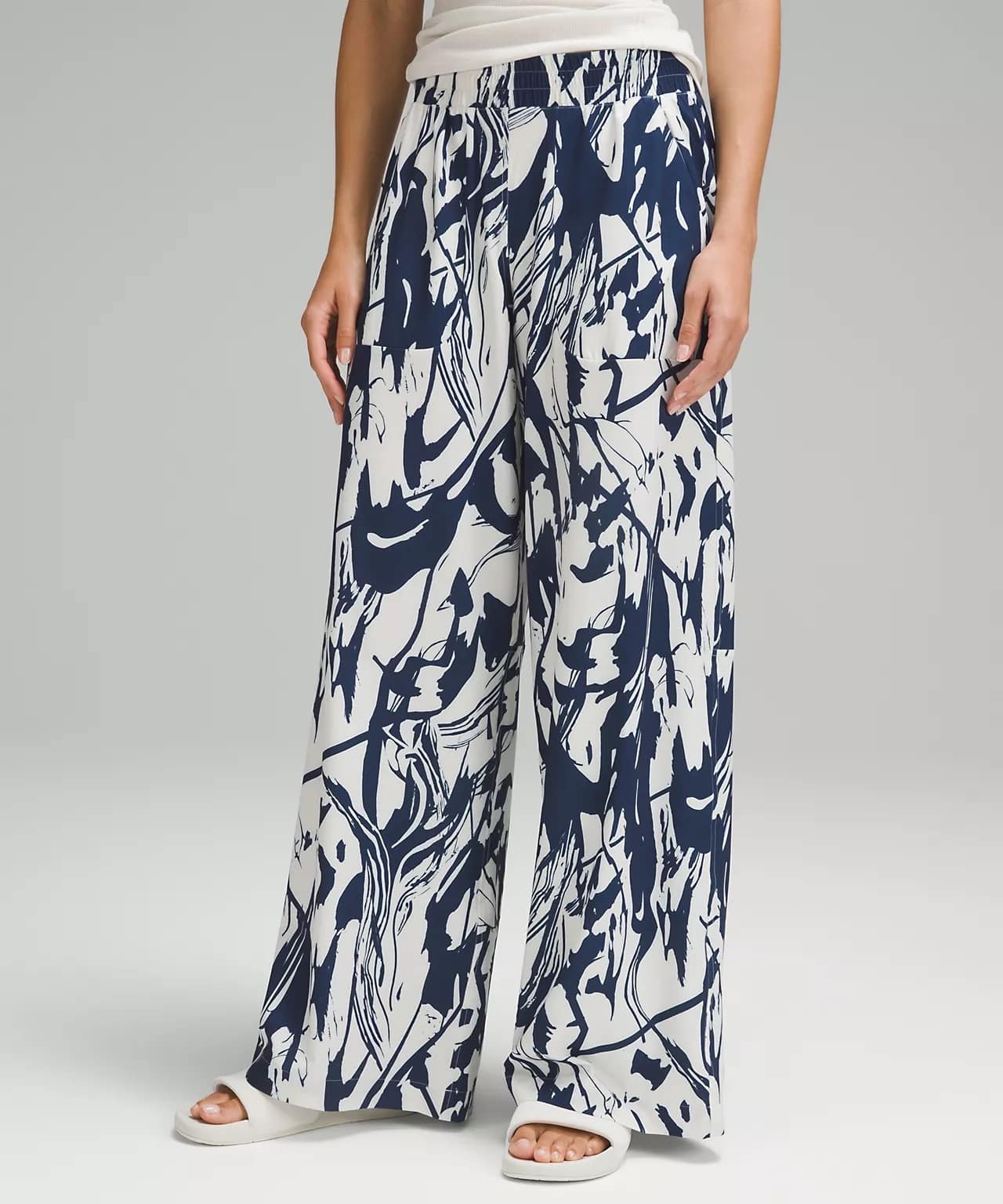 Swift Wide-Leg Mid-Rise Pant Full Length