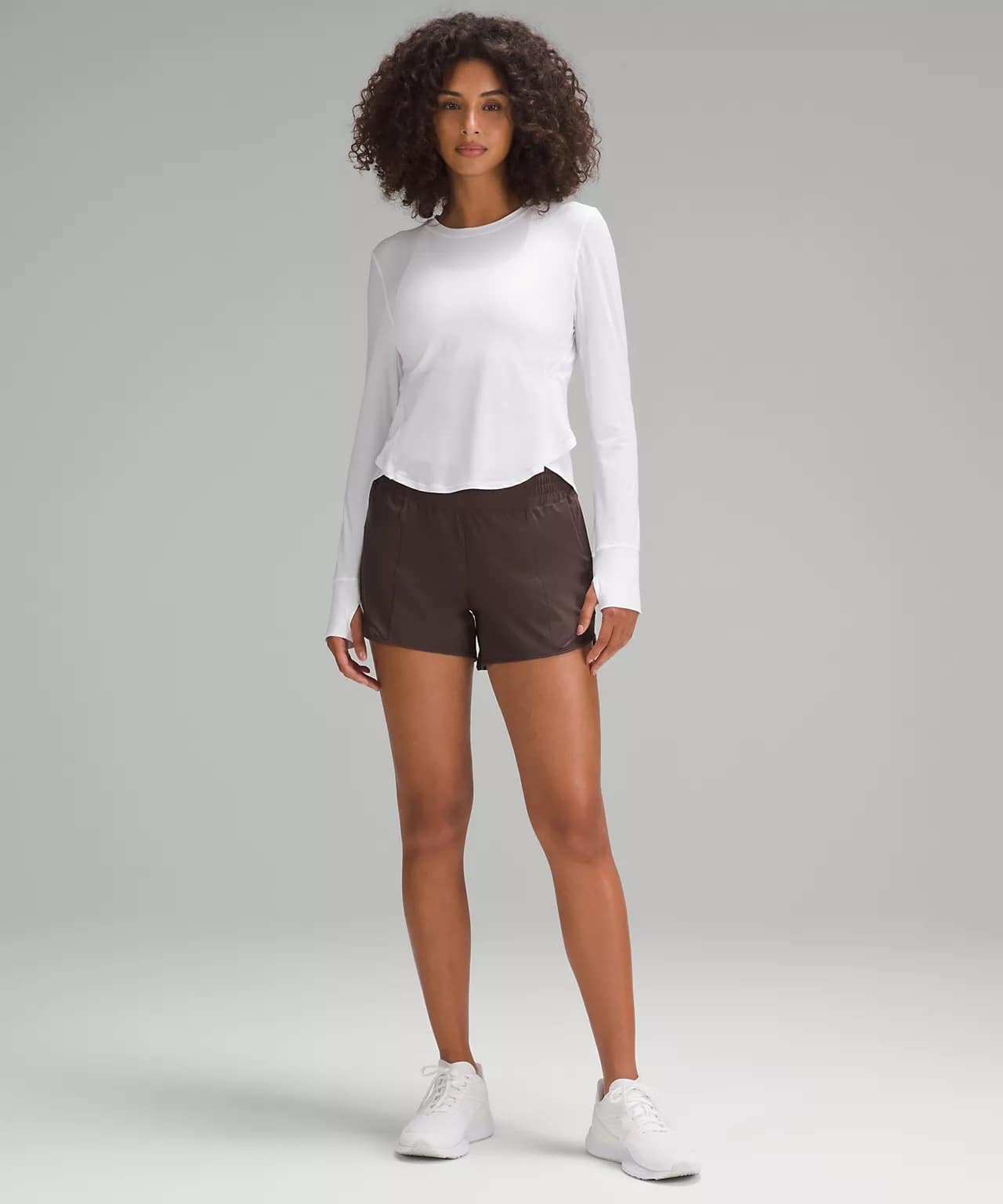 Hotty Hot High-Rise Lined Short 4" espresso