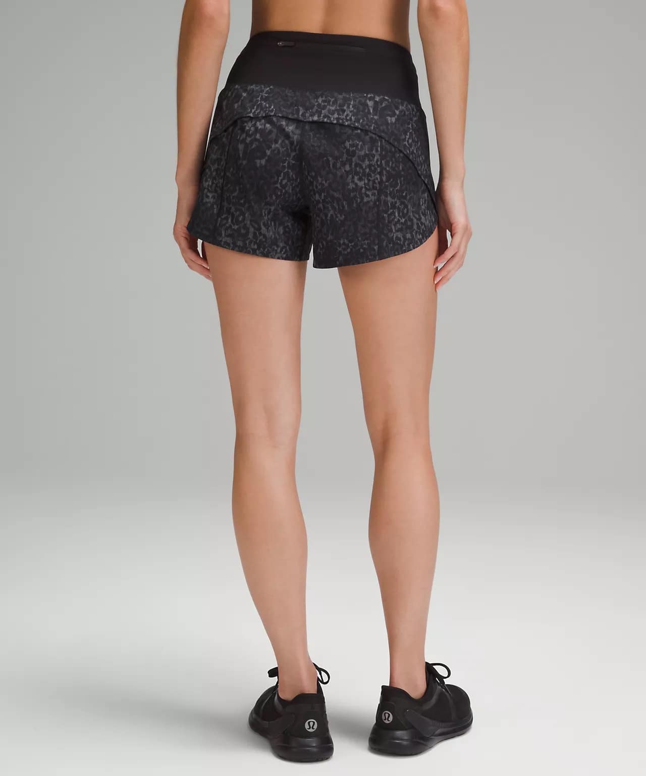 Speed Up High-Rise Lined Short 4 lined leopard anchor multi black 3
