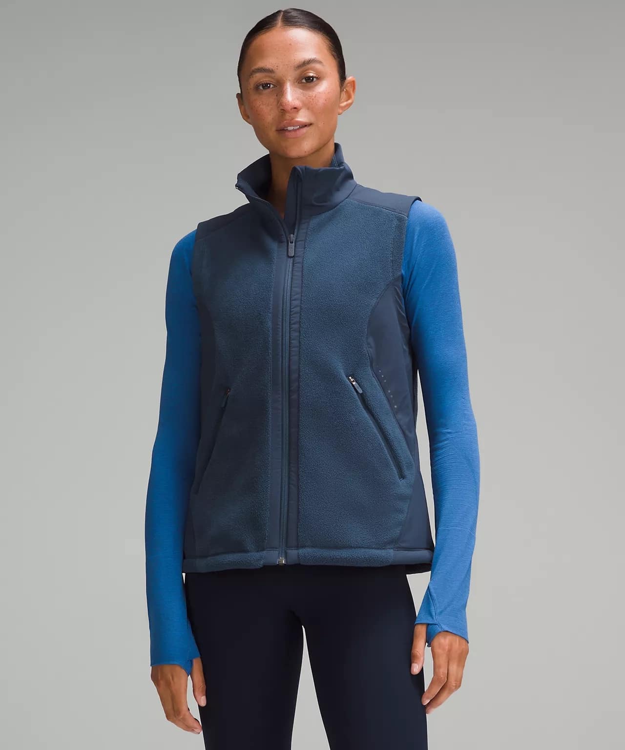 Fleece-Lined Running Vest