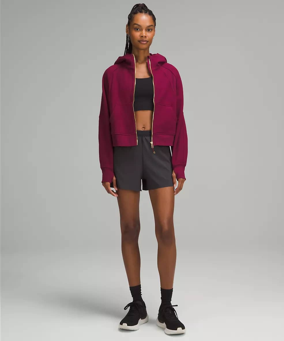 Scuba Oversized Full-Zip Hoodie Deep Luxe 2