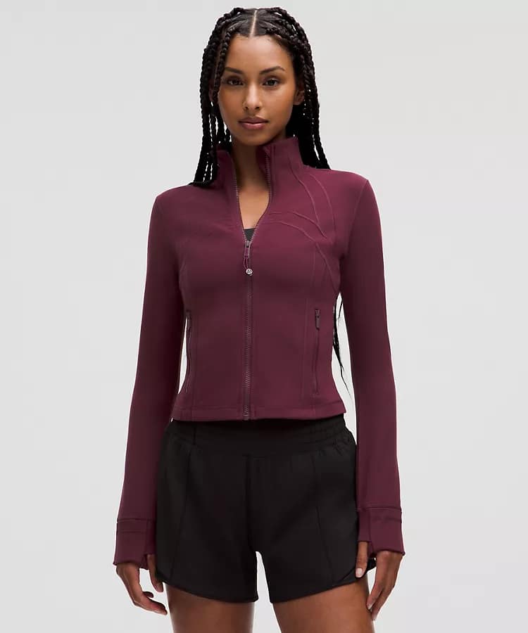 Define Cropped Jacket Nulu Garnet